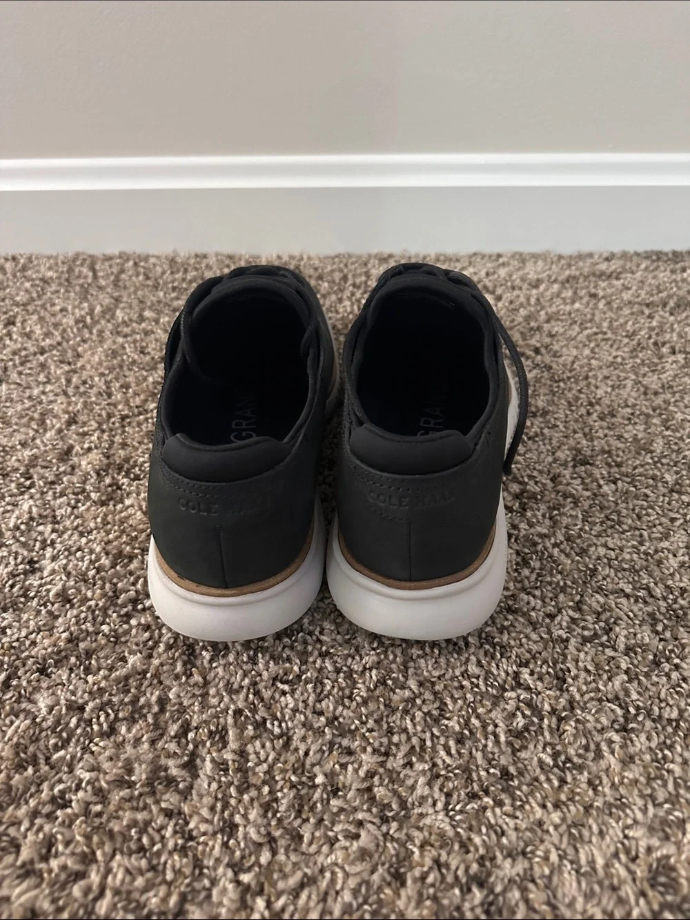 Cole Haan Black Dress Shoes with White Sole